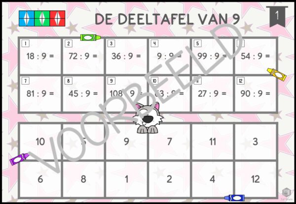 BUNDEL MINI LOCO: DEELTAFELS 1 T/M 10 - Afbeelding 10