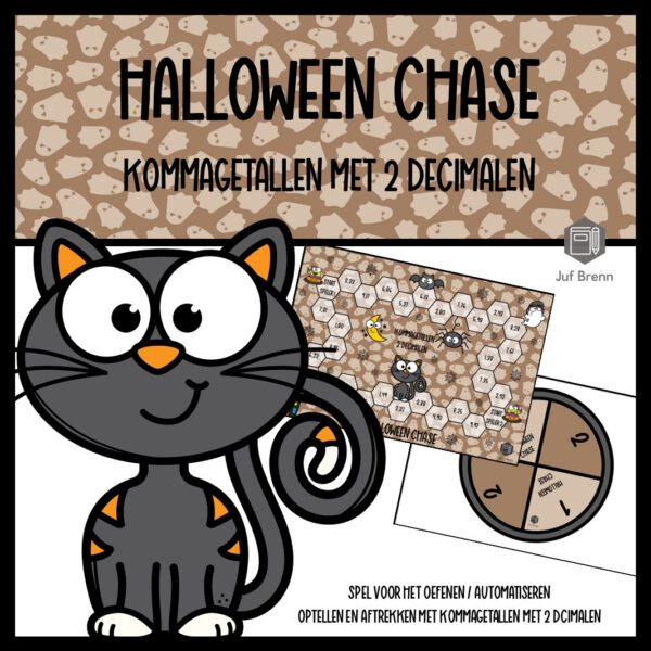 HALLOWEEN CHASE: KOMMAGETALLEN 2 DECIMALEN