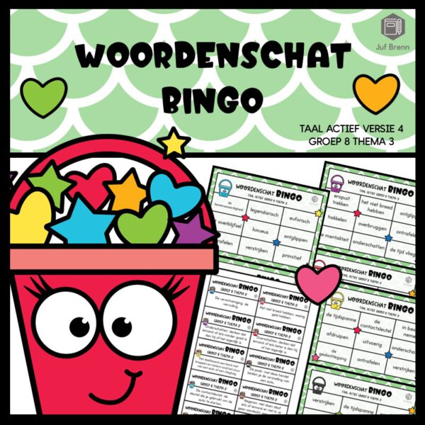 TAAL ACTIEF WOORDENSCHATBINGO GROEP 8 THEMA 3