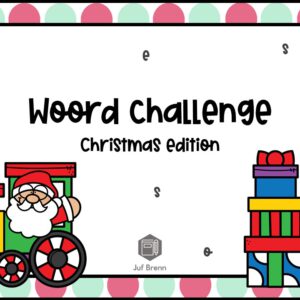 WOORD CHALLENGE CHRISTMAS EDITION