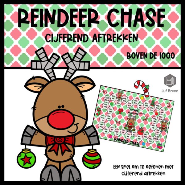 REINDEER CHASE: CIJFEREND AFTREKKEN BOVEN DE 1000