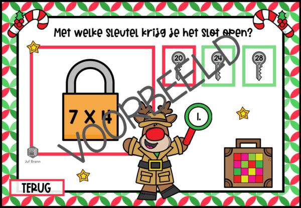 ESCAPE ROOM: TAFELS CHRISTMAS EDITION - Afbeelding 3