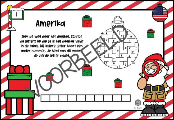 CHRISTMAS RONDJE OM DE WERELD ESCAPE SPEL - Afbeelding 3