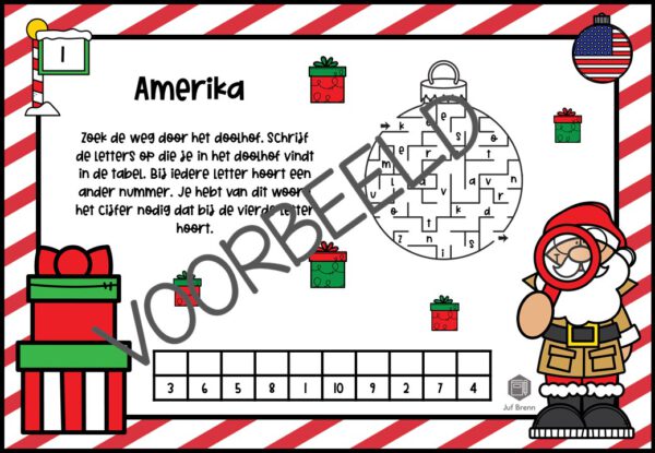 CHRISTMAS RONDJE OM DE WERELD ESCAPE SPEL - Afbeelding 4