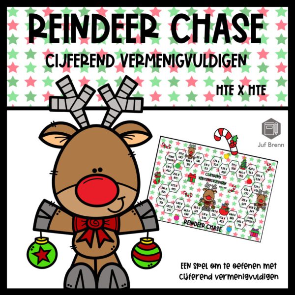 REINDEER CHASE: CIJFEREND VERMENIGVULDIGEN HTE X HTE
