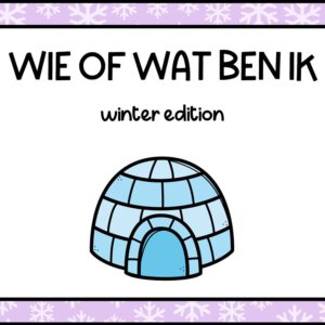 WIE/WAT BEN IK WINTER EDITION
