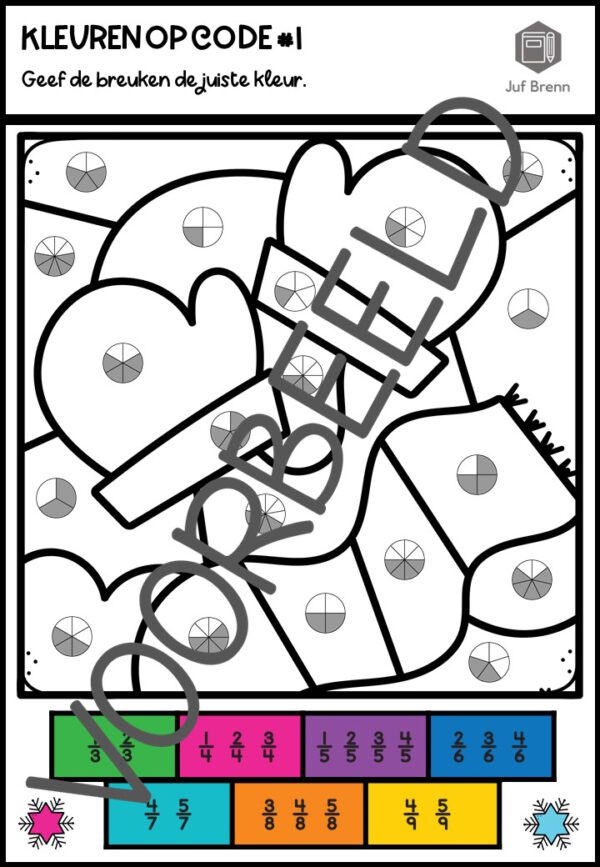 KLEUREN OP CODE BREUKEN BENOEMEN WINTER EDITION - Afbeelding 2
