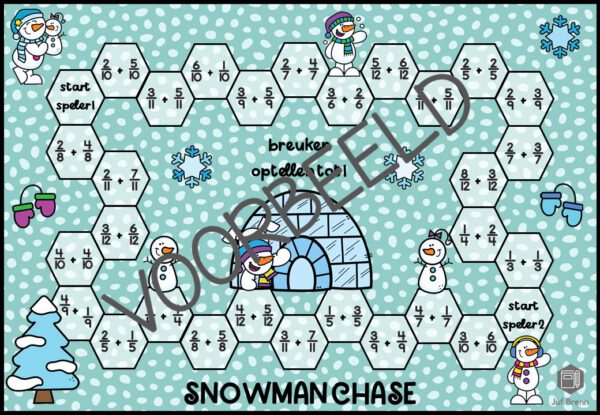 SNOWMAN CHASE BREUKEN OPTELLEN TOT 1 HELE - Afbeelding 2