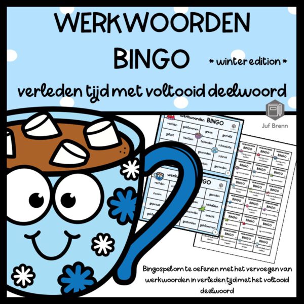 BINGO: WERKWOORDEN IN DE VERLEDEN TIJD 2 WINTER EDITION