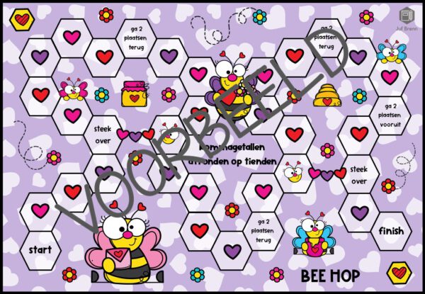 BEE HOP AFRONDEN VAN KOMMAGETALLEN OP TIENDEN - Afbeelding 2