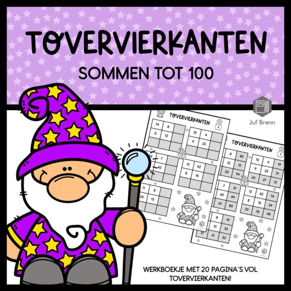 TOVERVIERKANTEN: SOMMEN TOT 100