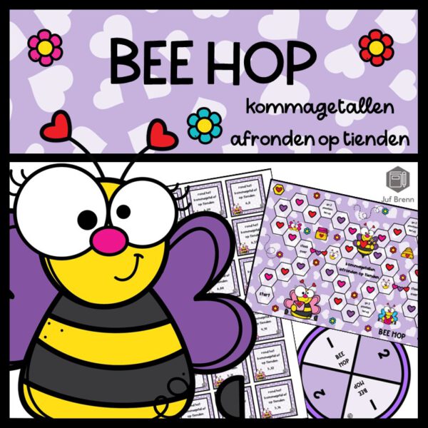 BEE HOP AFRONDEN VAN KOMMAGETALLEN OP TIENDEN