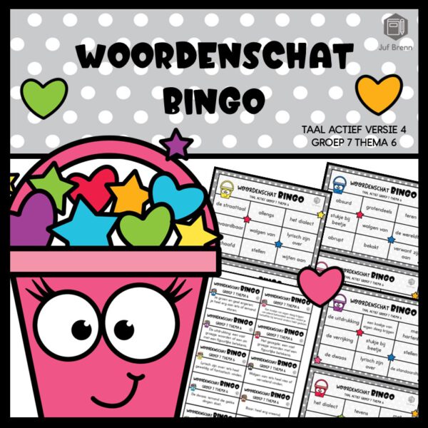 TAAL ACTIEF WOORDENSCHATBINGO GROEP 7 THEMA 6