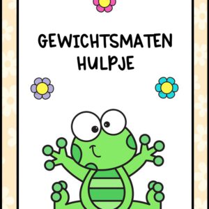 GEWICHTSMATEN HULPJE