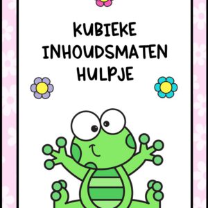 KUBIEKE INHOUDSMATEN HULPJE