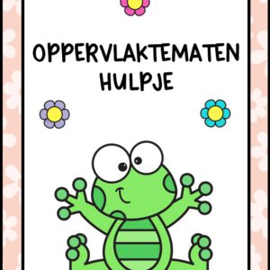 OPPERVLAKTE MATEN HULPJE
