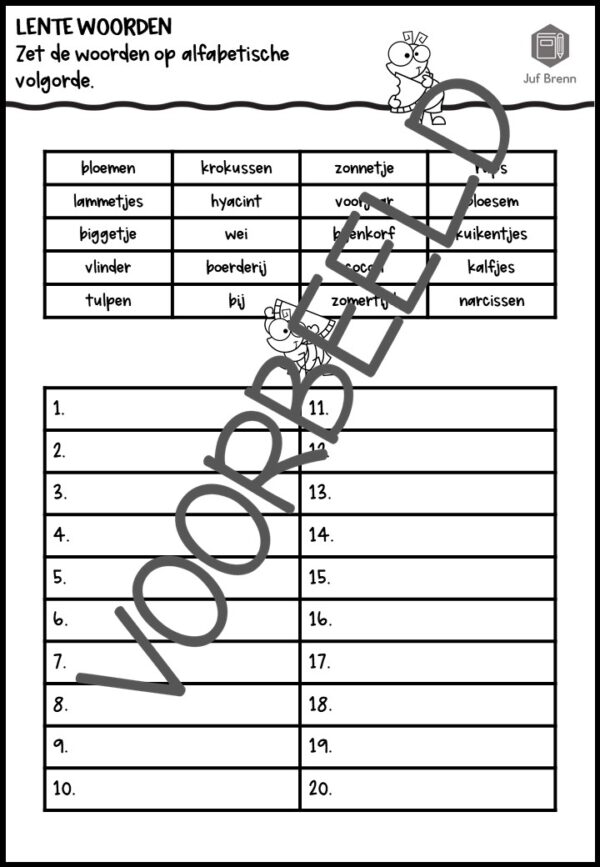 WERKBOEKJE LENTE GROEP 6 - Afbeelding 5