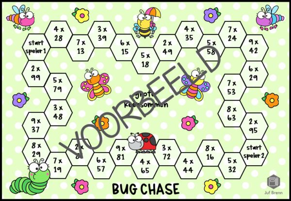 BUG CHASE GROTE KEERSOMMEN TYPE 3 x 42 - Afbeelding 2