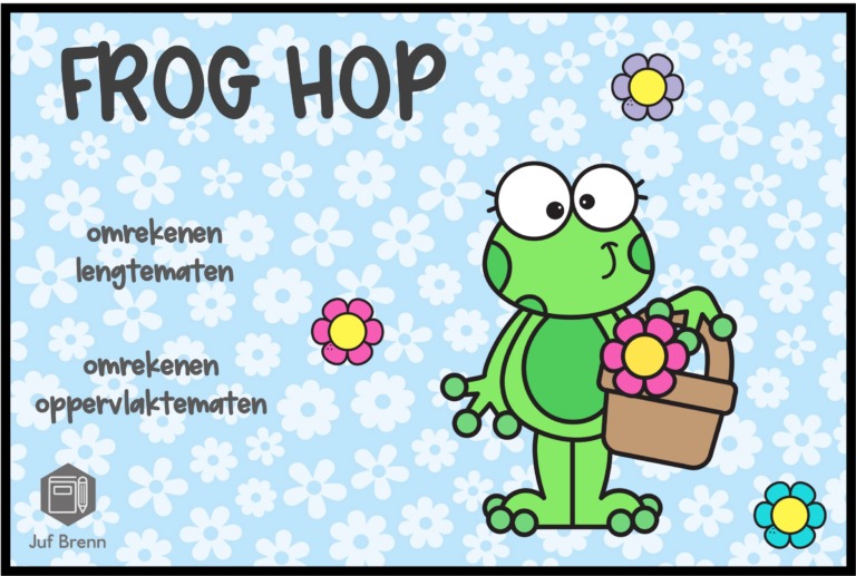 FROG HOP: LENGTEMATEN & OPPERVLAKTEMATEN OMREKENEN