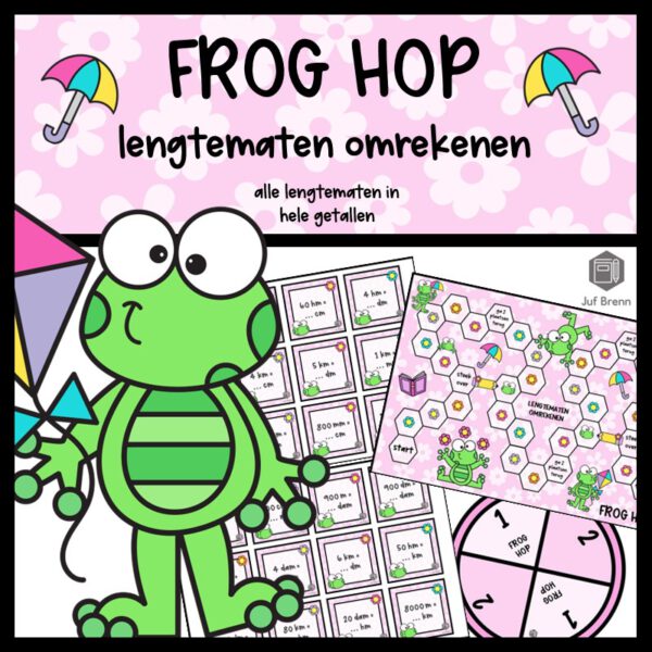 FROG HOP LENGTEMATEN OMREKENEN IN HELE GETALLEN