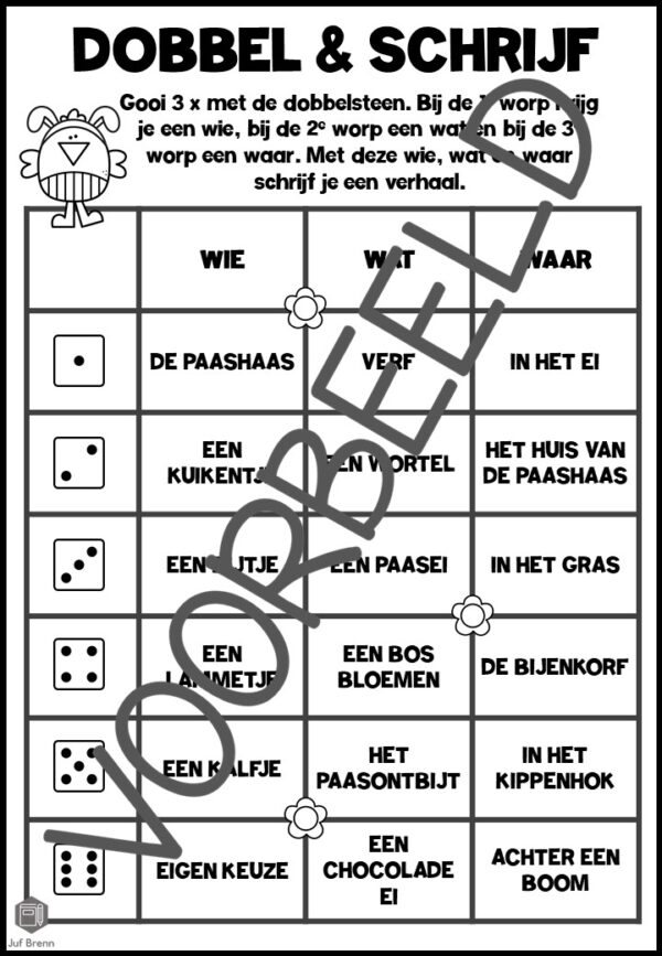 DOBBEL & SCHRIJF: PASEN - Afbeelding 2