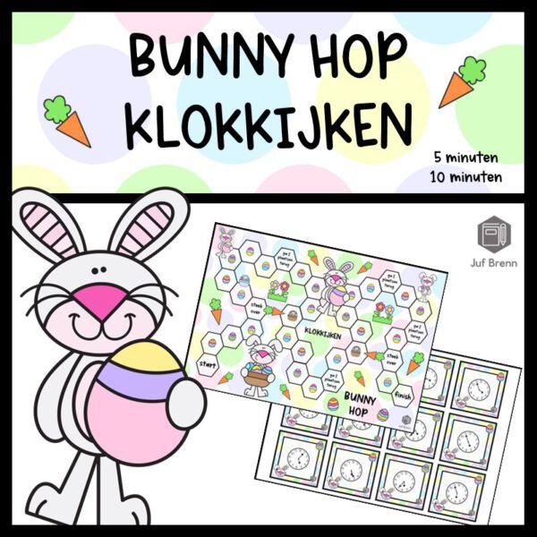 BUNNY HOP KLOKKIJKEN 5 MINUTEN & 10 MINUTEN