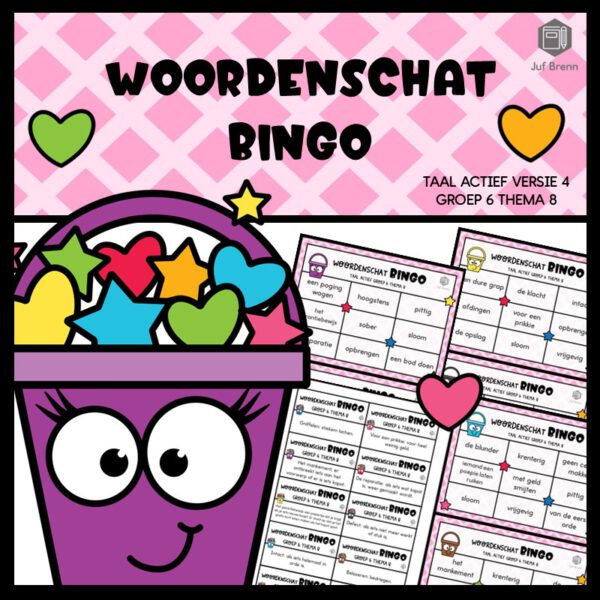 TAAL ACTIEF WOORDENSCHATBINGO GROEP 6 THEMA 8