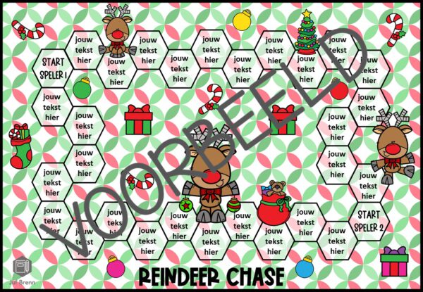CREATE YOUR OWN REINDEER CHASE - Afbeelding 2