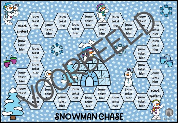 CREATE YOUR OWN SNOWMAN CHASE - Afbeelding 2