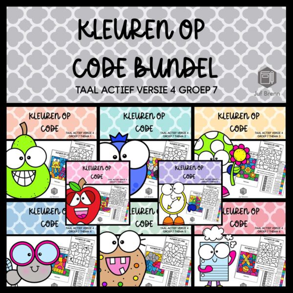 TAAL ACTIEF WOORDENSCHAT KLEUREN OP CODE BUNDEL GROEP 7
