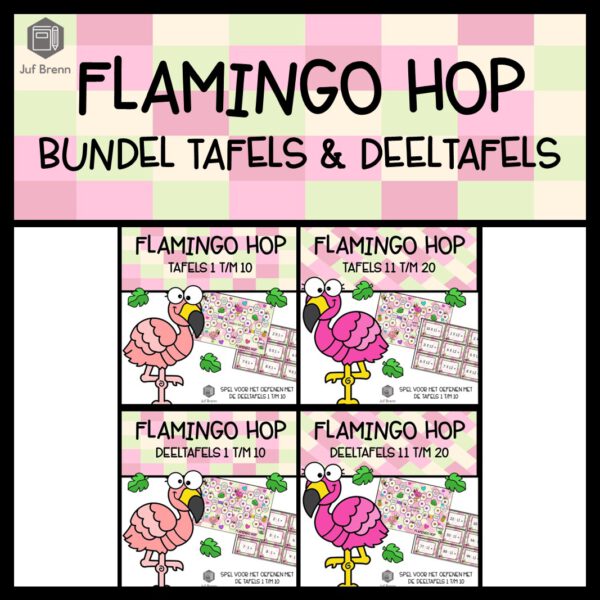FLAMINGO HOP BUNDEL: TAFELS EN DEELTAFELS