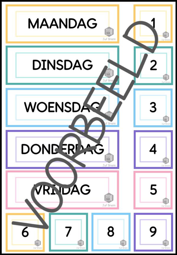 DAGRITMEKAARTEN THEMA DIEREN 2 - Afbeelding 5