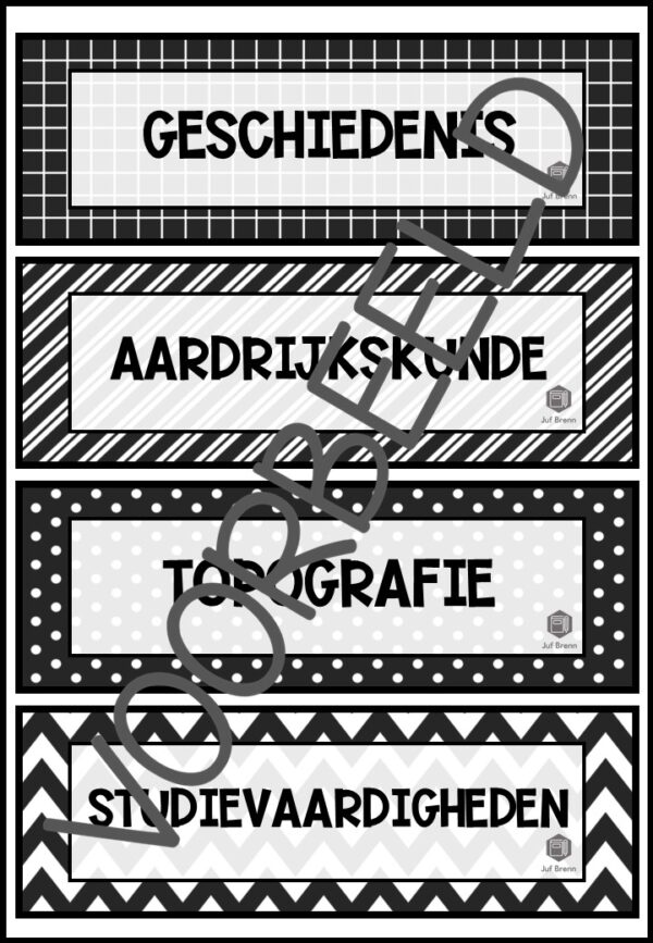 DAGRITMEKAARTEN THEMA BLACK & WHITE - Afbeelding 4