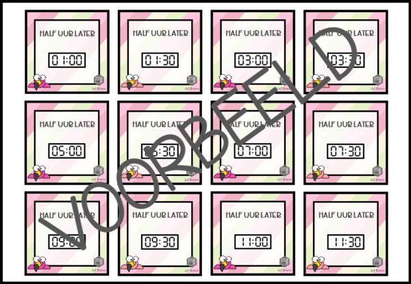 FLAMINGO HOP: HALF UUR VROEGER HALF UUR LATER - Afbeelding 4