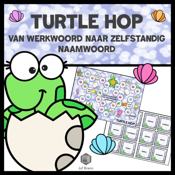 TURTLE HOP WERKWOORD ZELFSTANDIG NAAMWOORD