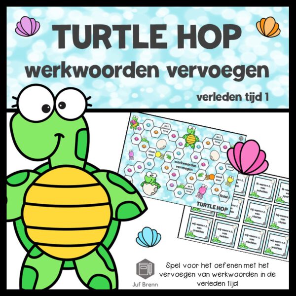 TURTLE HOP WERKWOORDEN VERVOEGEN VERLEDEN TIJD 1