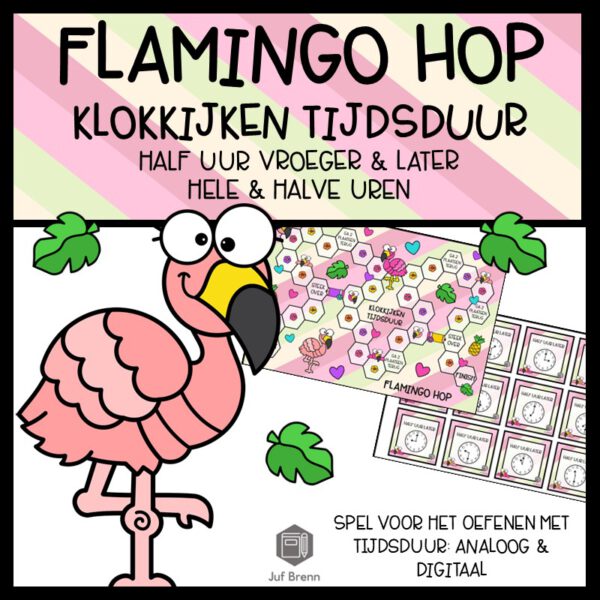 FLAMINGO HOP: HALF UUR VROEGER HALF UUR LATER
