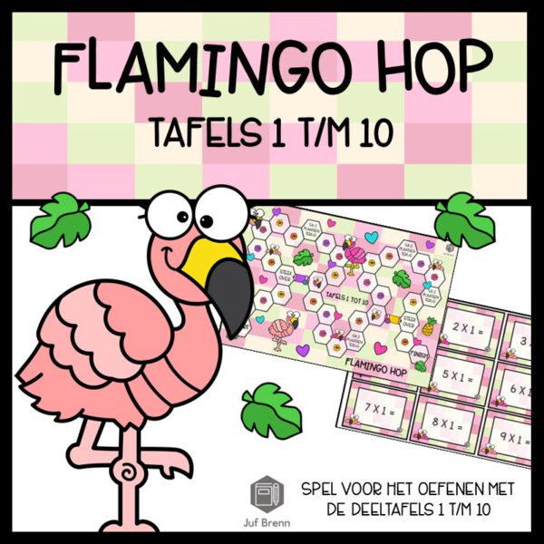 FLAMINGO HOP: TAFELS 1 TOT 10