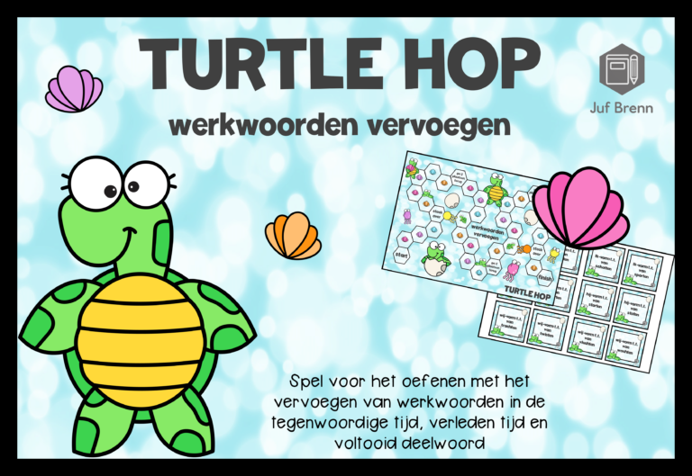 TURTLE HOP WERKWOORDEN VERVOEGEN
