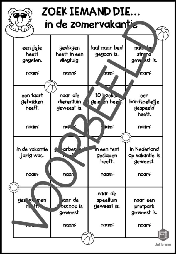 ZOEK IEMAND DIE... ZOMERVAKANTIE - Afbeelding 2