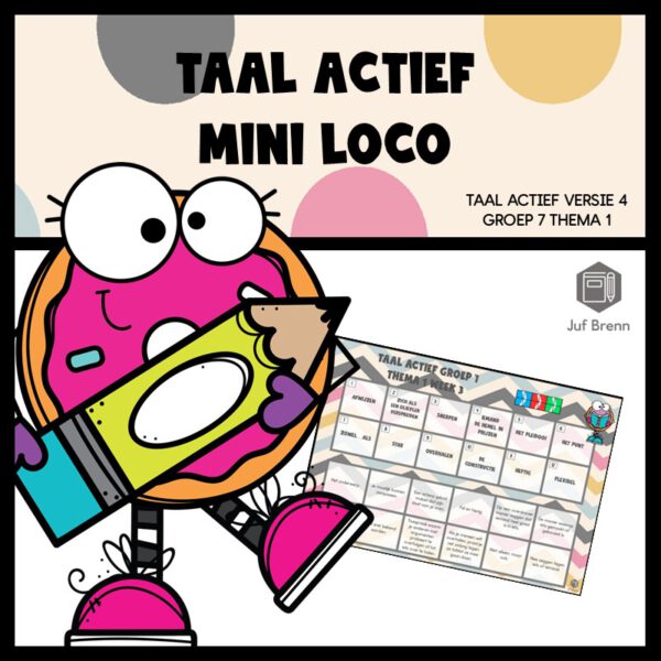 TAAL ACTIEF WOORDENSCHAT MINI LOCO GROEP 7 THEMA 1