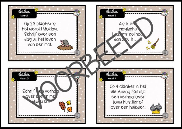 WRITING STARS OKTOBER - Afbeelding 2