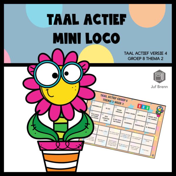 TAAL ACTIEF WOORDENSCHAT MINI LOCO GROEP 8 THEMA 2
