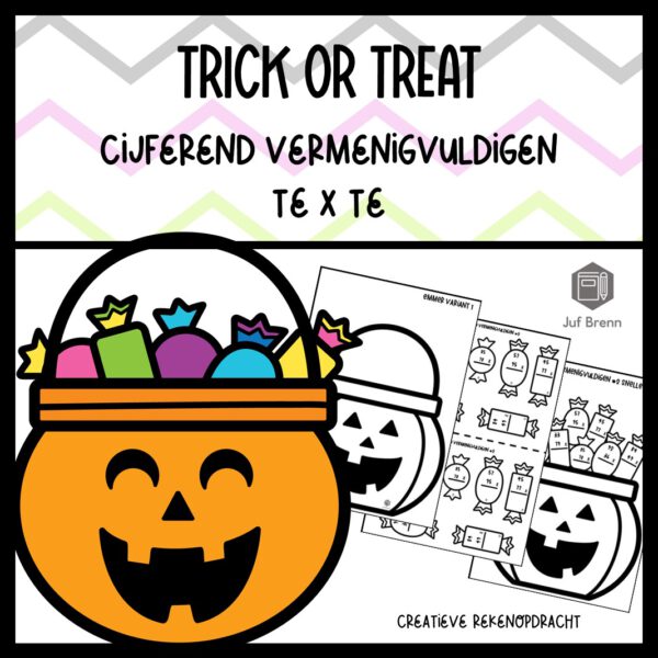 TRICK OR TREAT: CIJFEREND VERMENIGVULDIGEN TE X TE