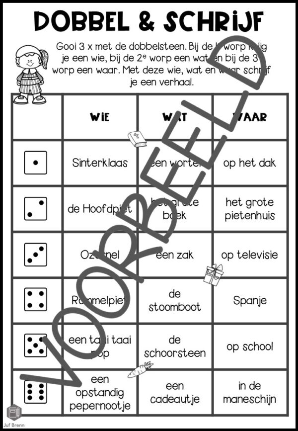 DOBBEL & SCHRIJF SINTERKLAAS - Afbeelding 2