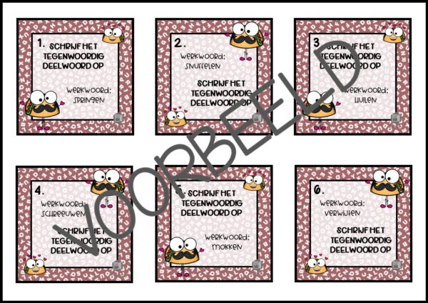 WERKWOORDSPELLING IN DE RUIMTE TA4 GROEP 8 THEMA 4 2.2.12 TEGENWOORDIG DEELWOORD - Afbeelding 2