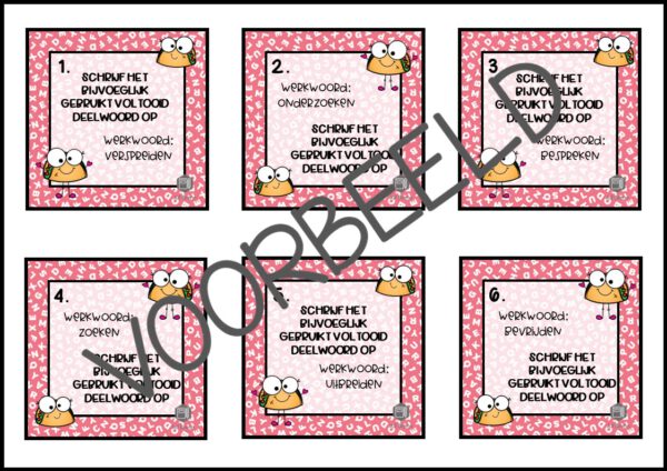 WERKWOORDSPELLING IN DE RUIMTE TA4 GROEP 8 THEMA 3 BIJVOEGLIJK GEBRUIKT VOLTOOID DEELWOORD - Afbeelding 2