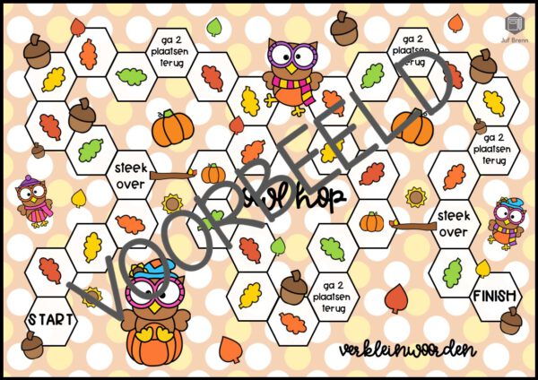 OWL HOP: VERKLEINWOORDEN ETJE / NKJE - Afbeelding 2