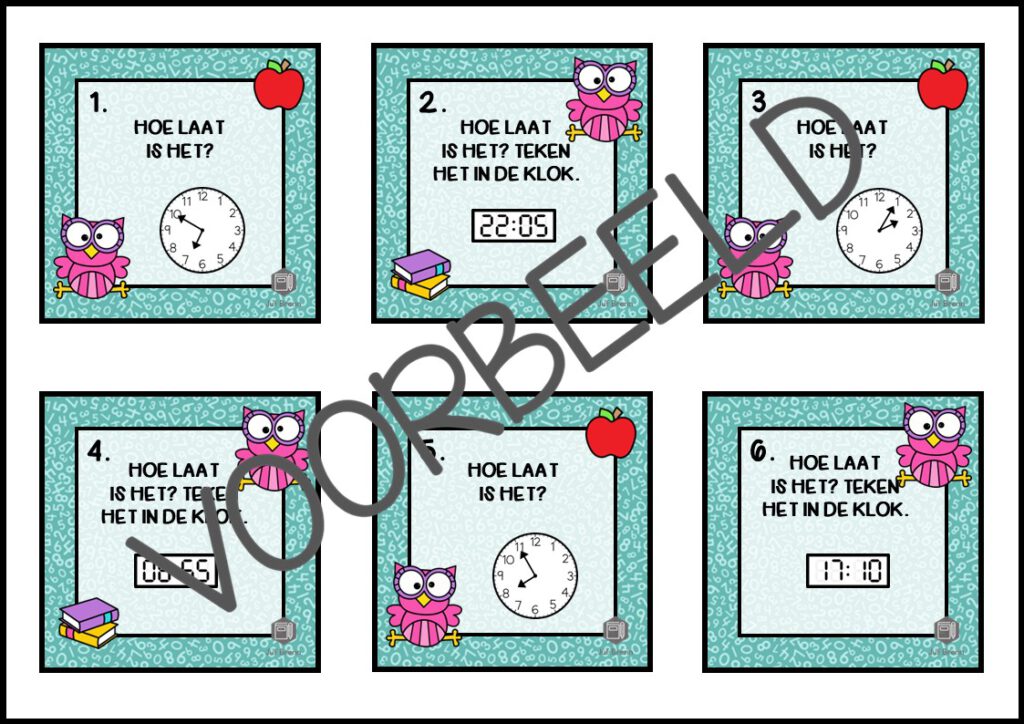 REKENEN IN DE RUIMTE WIG 5 GROEP 5 BLOK 4 KLOKKIJKEN 5 EN 10 VOOR EN