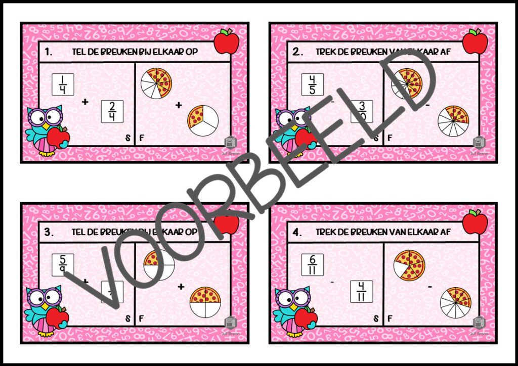 REKENEN IN DE RUIMTE WIG 5 GROEP 7 BLOK 4 BREUKEN OPTELLEN EN AFTREKKEN
